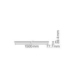 Ledvance LED Skensystem Trusys Flex Wallwasher Vit 50W 8600lm - 840 Kallvit | Dali Dimbar - Ersättare 2x58W