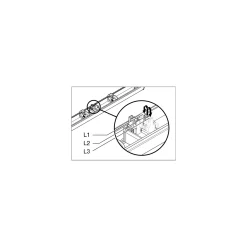 Ledvance LED Skensystem Trusys Flex Smal Spridningsgrad Vit 50W 8600lm - 865 Dagsljus | Dali Dimbar - Ersättare 2x58W