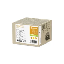Ledvance LED Spot Air Adjust Aluminium Svart 4W 300lm 36D - 927 Extra Varm Vit | Utskärning 68mm - IP23 - Bästa färgåtergivning - Dimbar