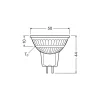 Ledvance LED Spot GU5.3 MR16 4.9W 500lm 36D - 930 Varm Vit | Bästa Färgåtergivning - Dimbar - Ersättare 43W