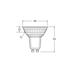 Ledvance LED Spot GU10 PAR16 3.7W 350lm 36D - 827 Extra Varm Vit | Ersättare 35W