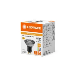 Ledvance LED Spot GU10 PAR16 6.1W 575lm 36D - 927 Extra Varm Vit | Bästa Färgåtergivning - Dimbar - Ersättare 80W