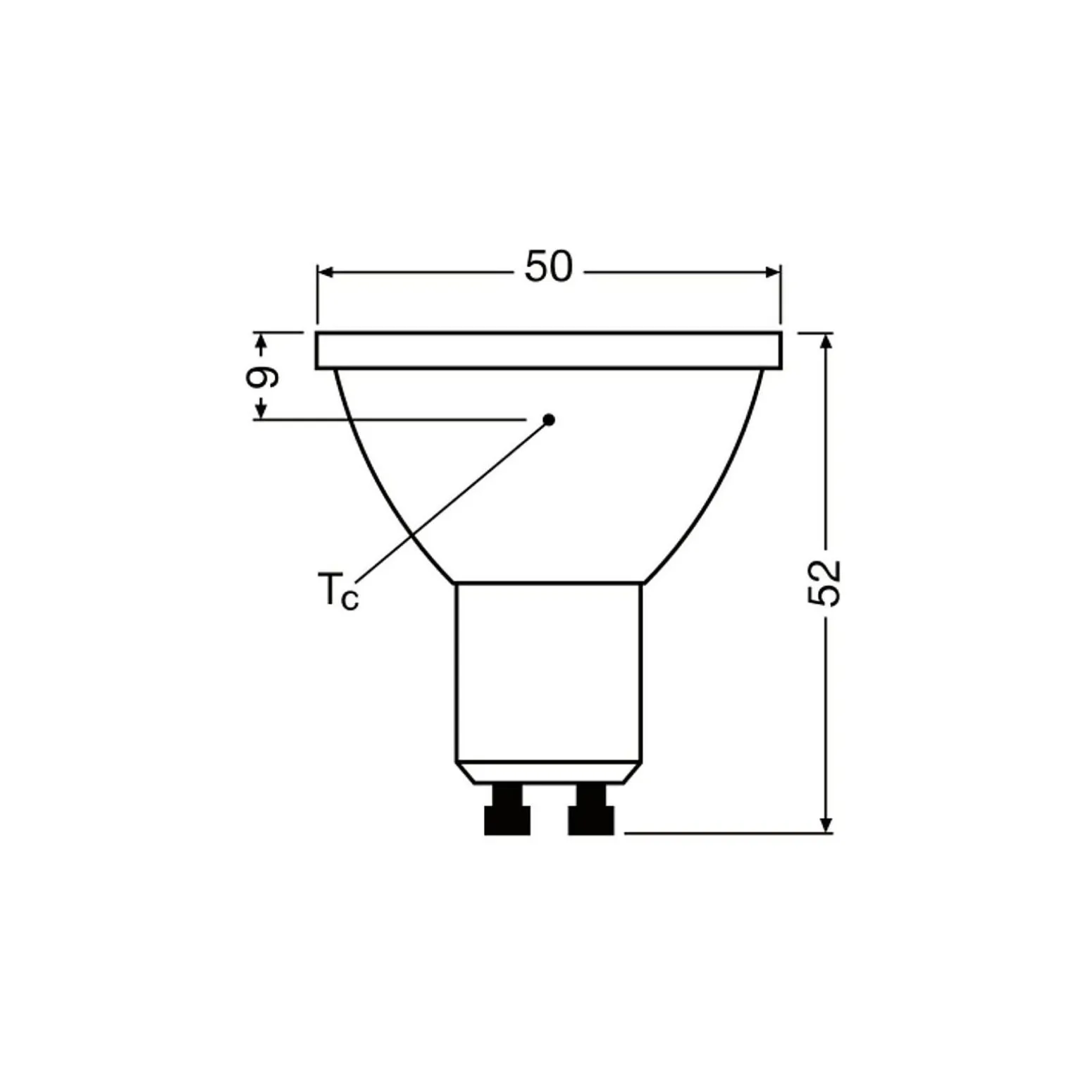 Ledvance LED Spot GU10 PAR16 6.1W 575lm 36D - 930 Varm Vit | Bästa Färgåtergivning - Dimbar - Ersättare 80W