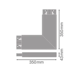 Ledvance Linear IndiviLED Hörn Anslutningsstycke Vit