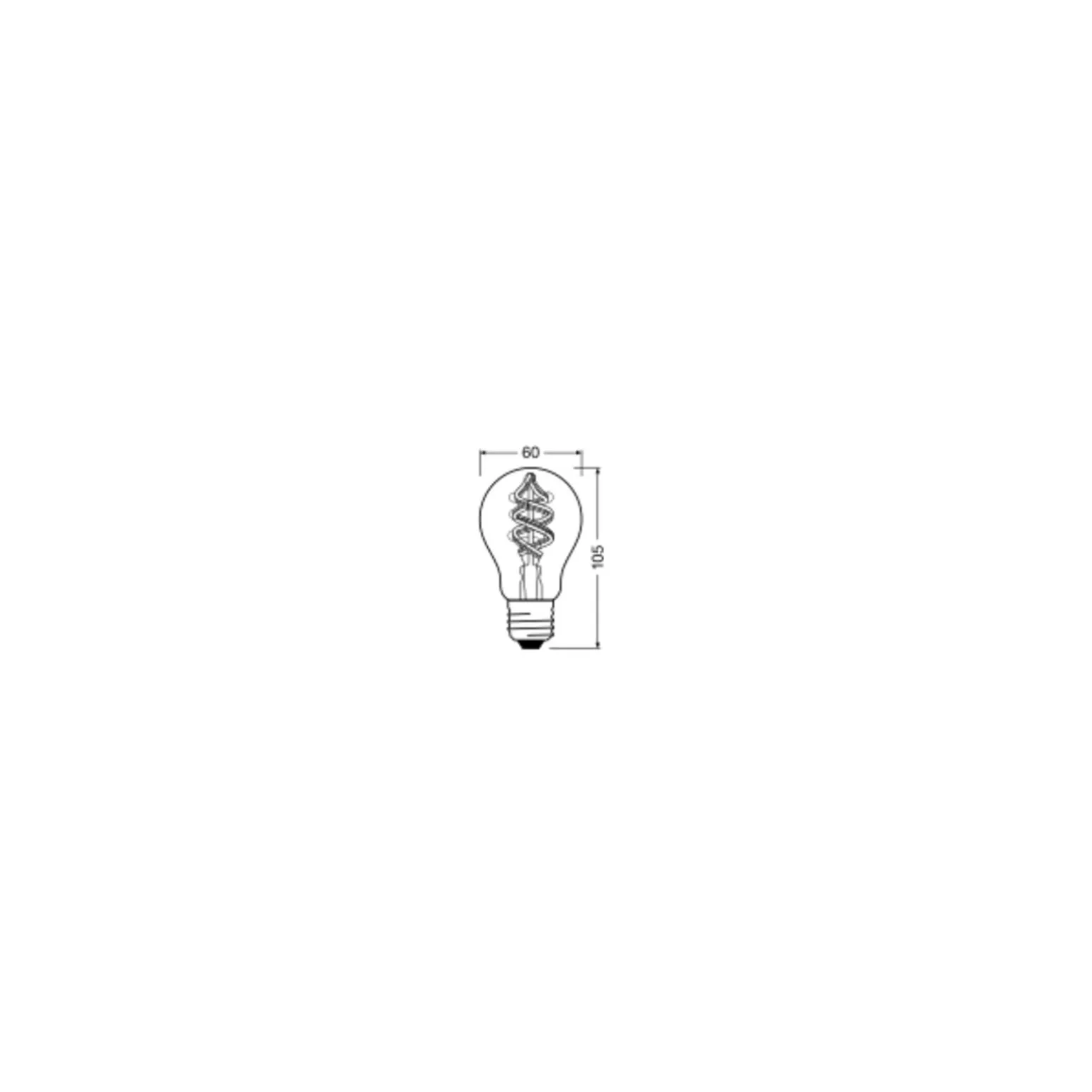 Ledvance Smart+ Wifi E27 Päron Classic Filament 4.5W 300lm - 827 Extra Varm Vit | RGBW - Ersättare 30W
