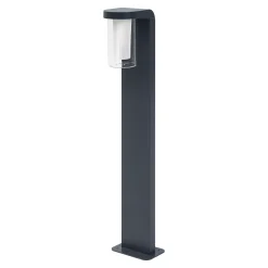 Ledvance Smart+ Wi-Fi LED Piedestallampa Cascade Mörk Grå Utomhus 10W 420lm - 830 Varm Vit | 80cm - RGBW - Dimbar