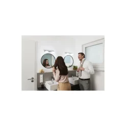 Ledvance Smart+ Wifi LED Vägglampa Badrumsbelysning Silver 12W 800lm - 830-865 Justerbar Vit | IP44