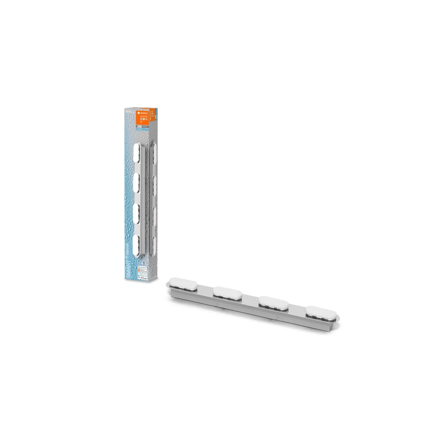 Ledvance Smart+ Wifi LED Vägglampa Badrumsbelysning Silver 27W 2200lm - 830-865 Justerbar Vit | IP44