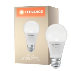 Ledvance Smart+ Zigbee E27 A60 9W 806lm - 827 Extra Varm Vit | Dimbar - Ersättare 60W