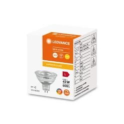 Ledvance Superior LED Spot Reflektor GU5.3 MR16 6.6W 500lm 36D - 927 Extra Varm Vit | Bästa färgåtergivning - Dimbar - Ersättare 43W