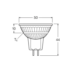 Ledvance Superior LED Spot Reflektor GU5.3 MR16 6.6W 500lm 36D - 940 Kallvit | Bästa färgåtergivning - Dimbar - Ersättare 43W