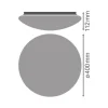 Ledvance Surface Cirkulär cover 400mm Vit