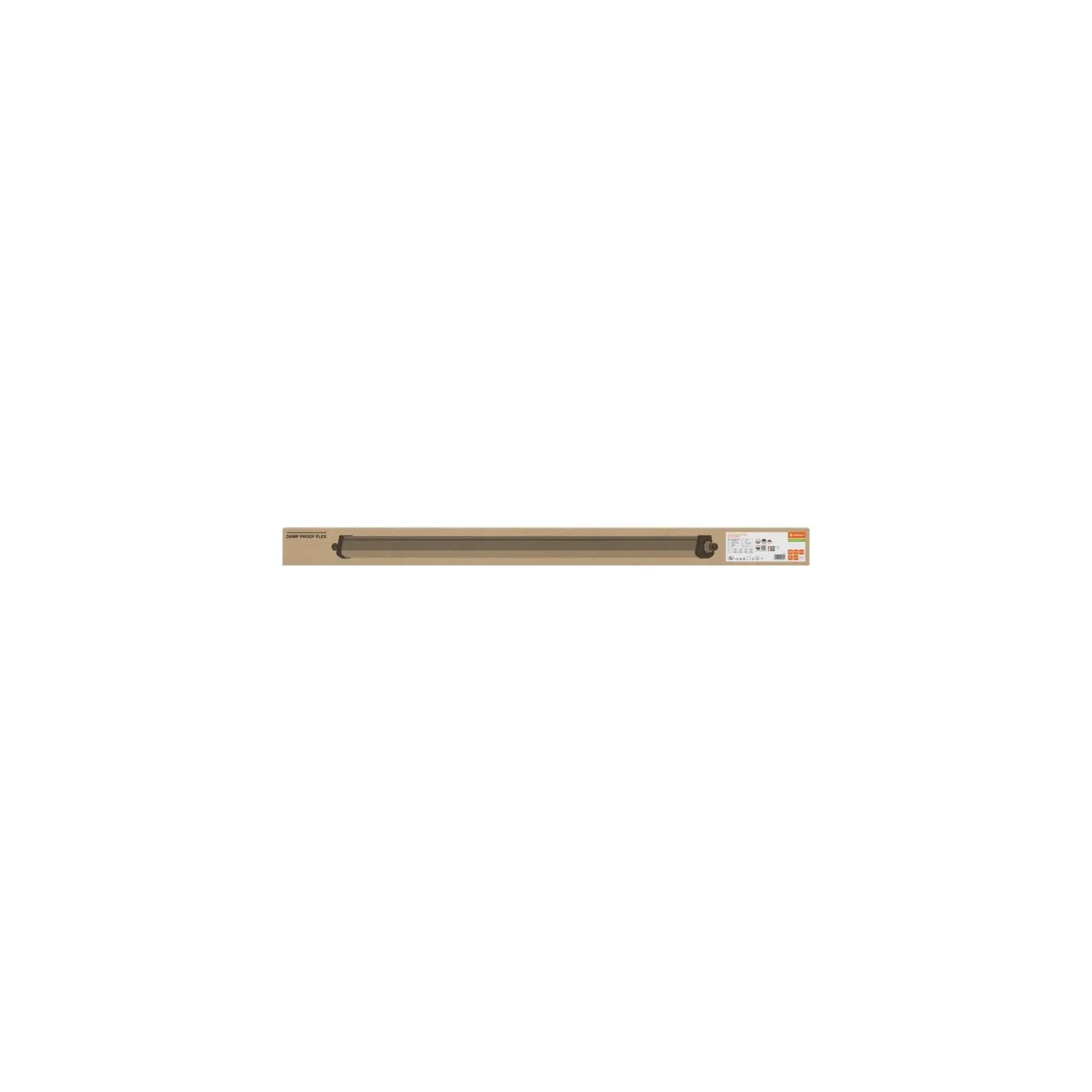 Ledvance Vattentät Allmänbruksarmatur Fukttät FLEX Kabelgenomföring 34W 5600lm - 840 Kallvit | 120cm - Ersättare 2x36W