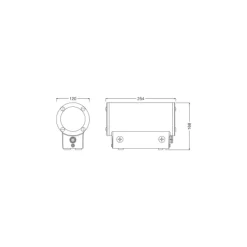 Ledvance Vägglampa Urban Vario Aluminium Svart Up & Down 29W 2900lm - 830-840 CCT | IP65