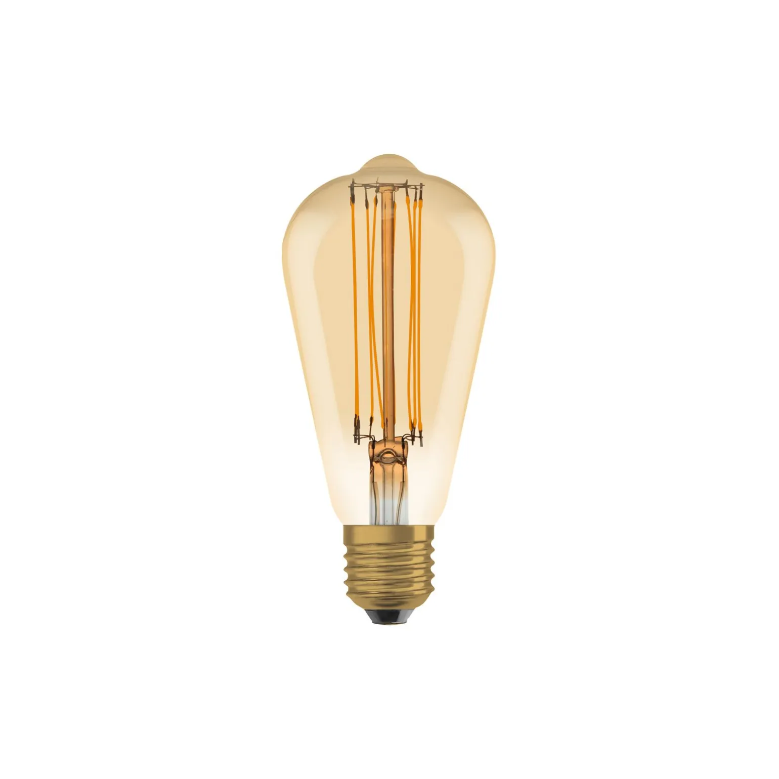 Ledvance Vintage 1906 LED E27 Edison Guld 5.8W 470lm - 822 Extra Varm Vit | Dimbar - Ersättare 40W