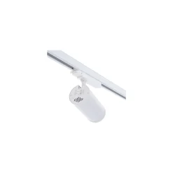 Noxion 3-Fas Spårbelysning Delta Aluminium Vit 30W 2250lm 15-55D - 927-930-940 CCT | Zoombar