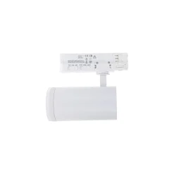 Noxion 3-Fas Spårbelysning Delta Aluminium Vit 30W 2250lm 15-55D - 927-930-940 CCT | Zoombar