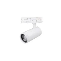 Noxion 3-Fas Spårbelysning Delta Aluminium Vit 30W 2250lm 15-55D - 927-930-940 CCT | Zoombar