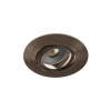 Noxion Infälld Spot Logic MR16 Lutningsbar Glänsande Bronze | 92mm - Utskärning 80mm - IP20 - Inkl. GU10 Sockel