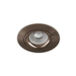 Noxion Infälld Spot Vision MR16 Lutningsbar Glänsande Bronze | 82mm - Utskärning 69mm - IP20 - Inkl. GU10 Sockel