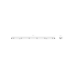 Noxion LED Allmänbruksarmatur Vattentät Poseidon V3.0 35-65W 4550-9100lm - 830-865 CCT | 150cm - Kabelgenomföring (5x2.5mm2) - 3 Timmar Nödbelysning