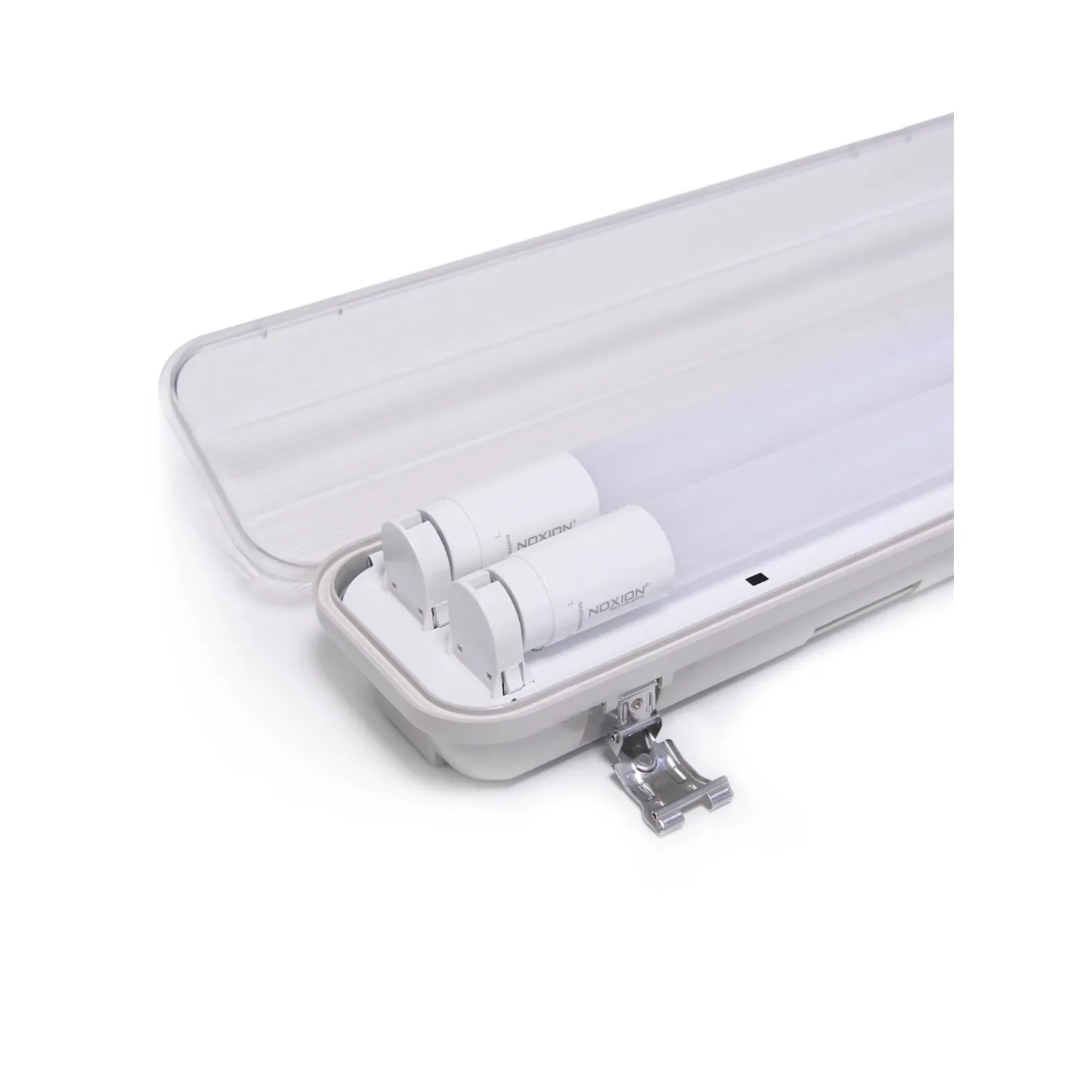 Noxion LED Allmänbruksarmatur Vattentät Armatur Poseidon V2.0 incl. 2x Noxion LED Rör T8 Standard Output 19W 2x2300lm - 865 Dagsljus | 150cm