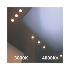 Noxion LED Downlight Apollo 9W 1100lm 60D - 830 Varm Vit | 145mm - Utskärning 120mm - UGR <19