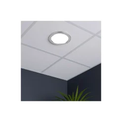 Noxion LED Downlight Ecowhite Krom 18W 1530lm - 830-840-860 CCT | Utskärning 55-175mm - Dimbar