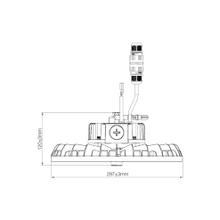 Noxion LED Highbay Concord V4.0 150W 22500lm 120D 840/852/865 CCT | IP65 - 1-10V Dimbar - Ersättare 520W