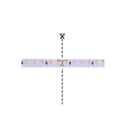 Noxion Led-Ljusslingor Naga 5 Meter Komplett set - Smart Wifi - 24V - 120LEDs/m - 9.6W/m - 927 Extra Varm Vit | 8mm - IP20 - Bästa Färgåtergivning - SMD2835