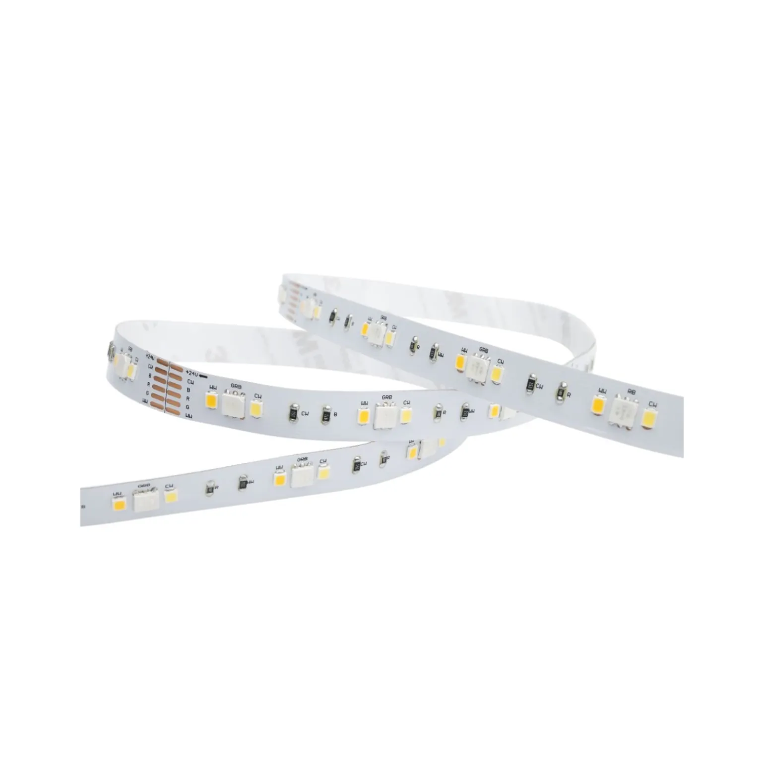 Noxion Led-Ljusslingor Naga 5 Meter Komplett set - Zigbee - 24V - 90LEDs/m - 12W/m - RGBW - 930-965 Justerbar Vit | 12mm - IP20 - Bästa Färgåtergivning - SMD2835+SMD5050