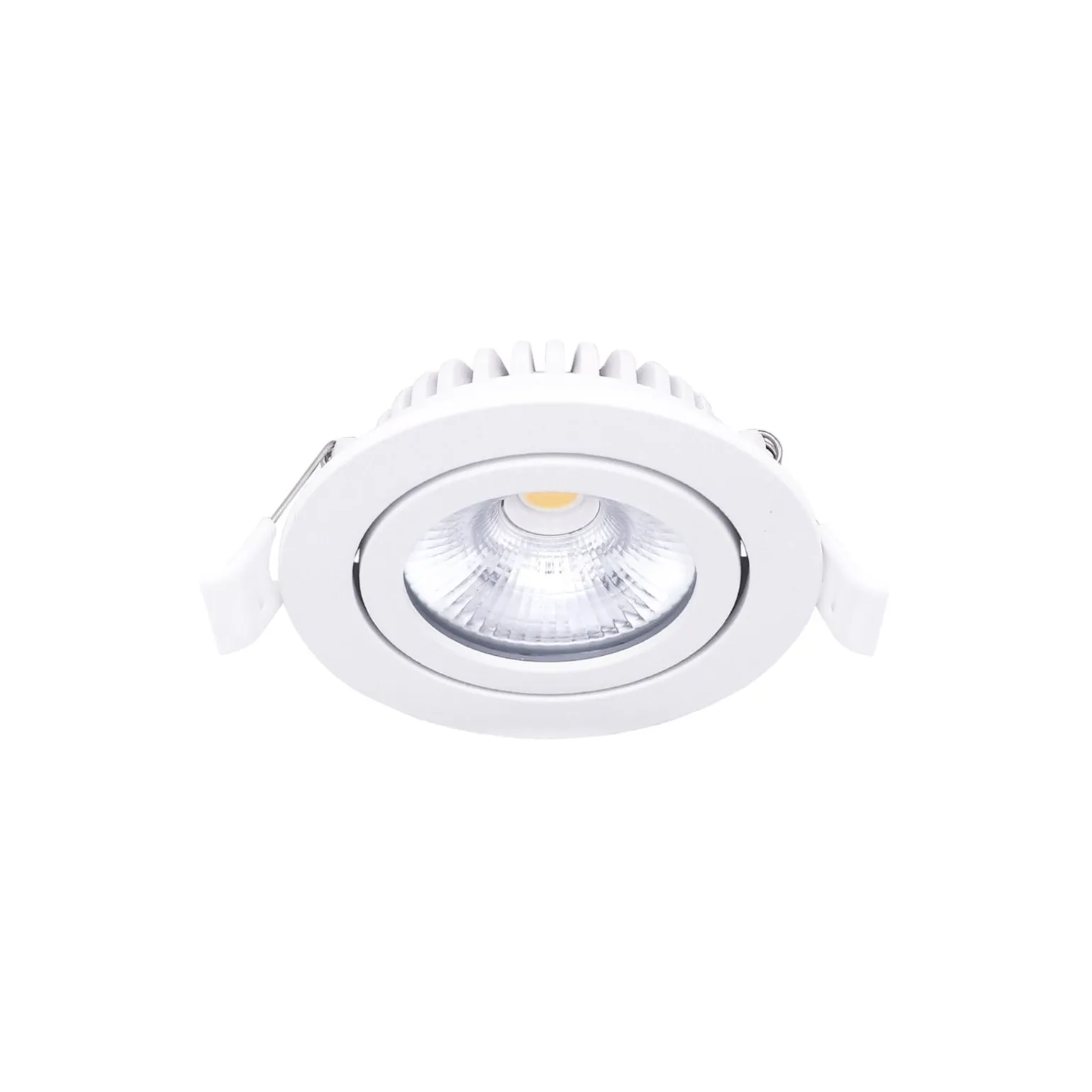 Noxion LED Lutningsbar Slim Spot Vit 6W 550lm - 930 Varm Vit | Utskärning 75mm - IP54 - Bästa färgåtergivning