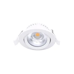 Noxion LED Lutningsbar Slim Spot Vit Runda 6W 520lm 60D - 927 Extra Varm Vit | 85mm - IP54 - Dimbar - Bästa Färgåtergivning
