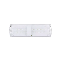 Noxion LED Nöd Entréarmatur | Wall/Takmonterad | 8.5W 500lm - 865 Dagsljus | 20m Betraktningsavstånd - 3 Timmar Nödbelysning - IP65 - Inkl. 4 Riktningar