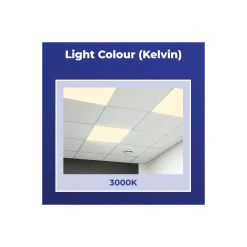 Noxion LED Panel Delta Pro V5 28W 3700lm - 830 Varm Vit | 60x60cm - UGR <19 - Sidelit - TRIAC Dimbar