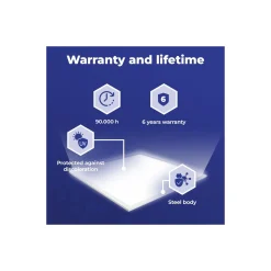 Noxion LED Panel Delta Value V5 28W 3920lm - 830-840 CCT | 60x60cm - Backlit - DALI Dimbar