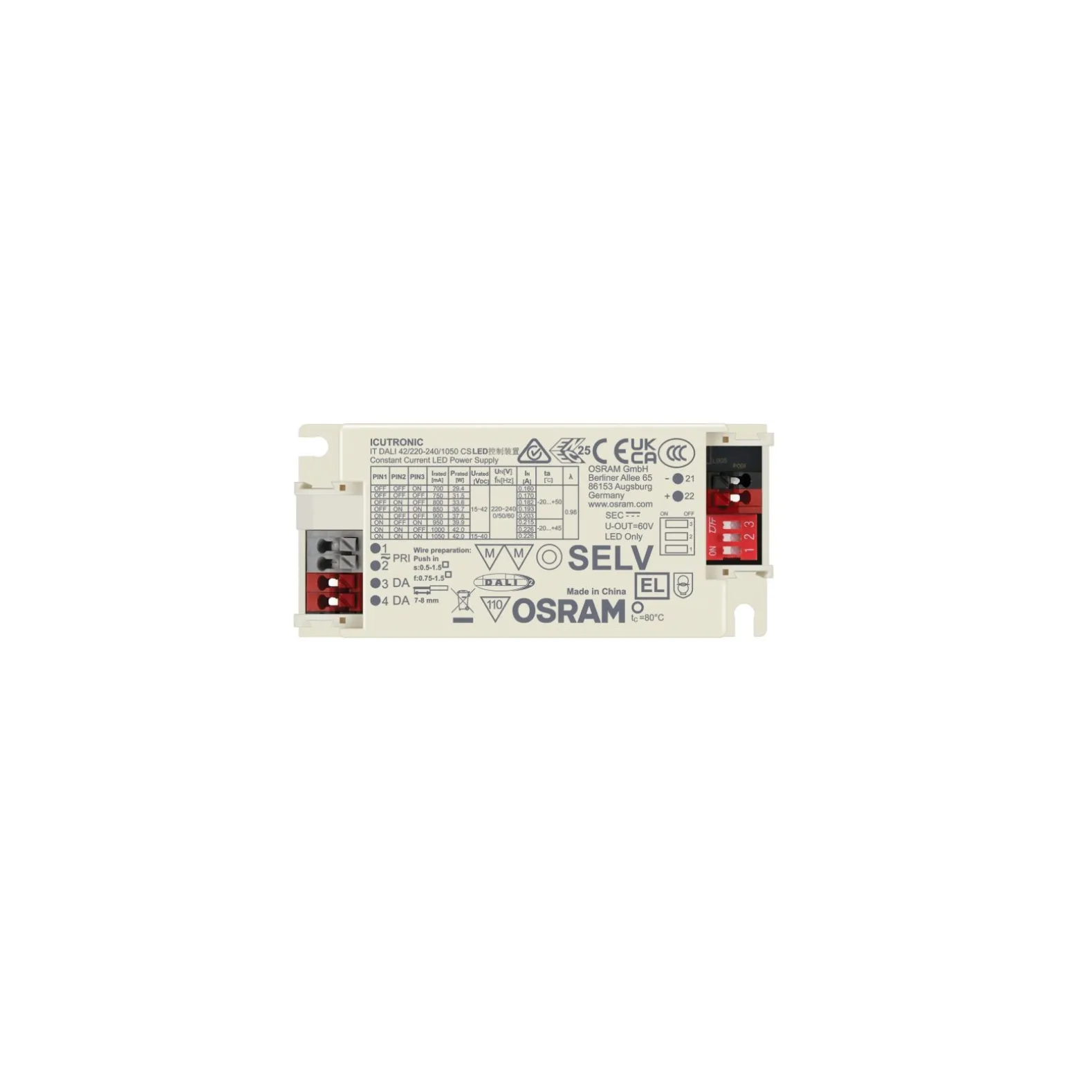 Noxion LED Panel Delta Value V5 28W 3920lm - 830-840 CCT | 30x120cm - Backlit - DALI Dimbar