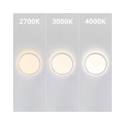 Noxion LED Plafond Pro Vit 13W 1400lm - 827-830-840 CCT | 300mm - IP66 - 3 timmar nödbelysning