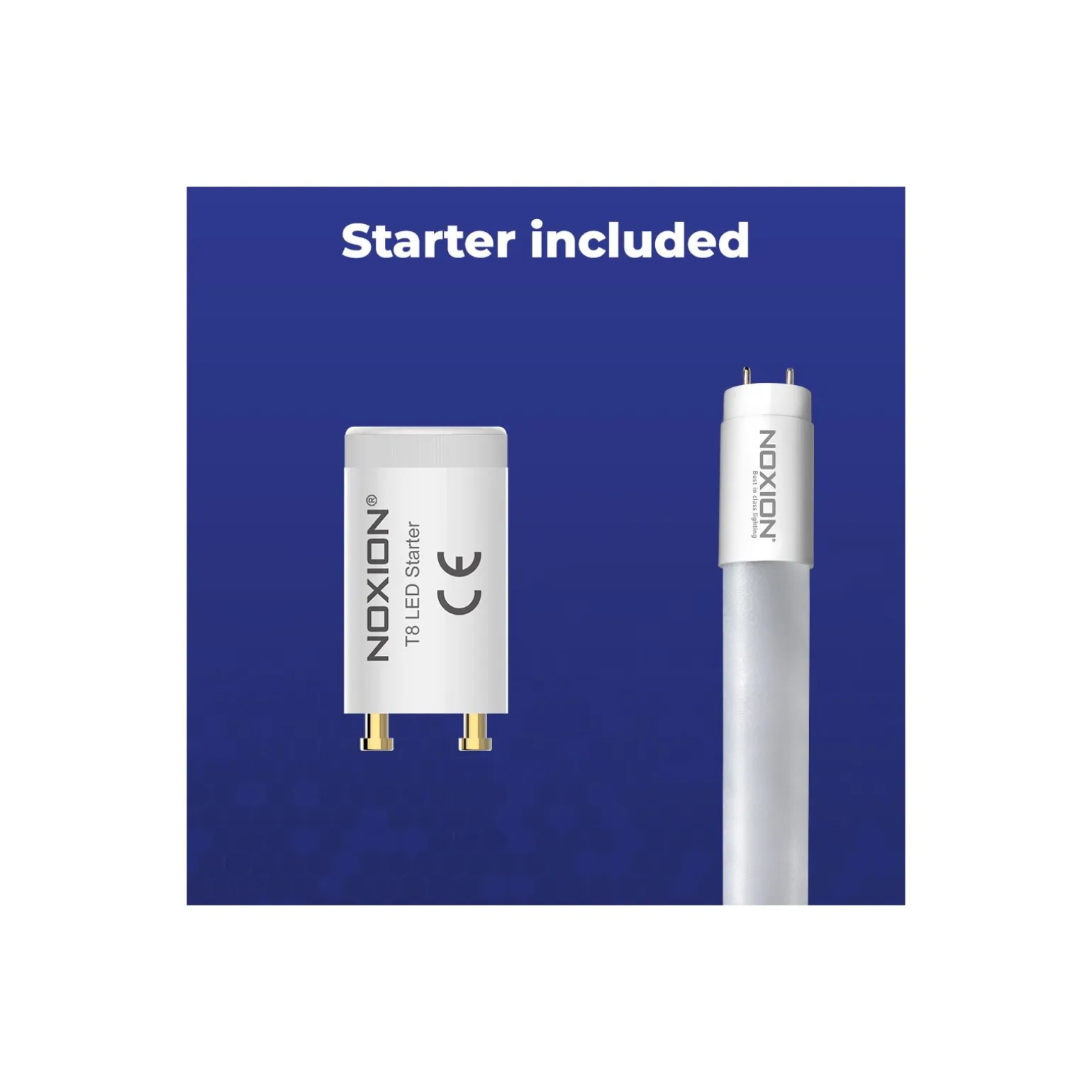 Noxion LED Rör T8 Avant (EM/Mains) Standard Output 15W 1800lm - 865 Dagsljus | 120cm - Ersättare 36W