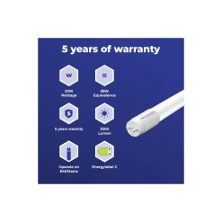 Noxion LED Rör T8 Avant Extreme (EM/Mains) Ultra Output 20.6W 3300lm - 830 Varm Vit | 150cm - Ersättare 58W