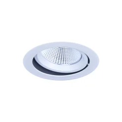 Noxion LED Spot Forza V2 Aluminium Vit 28/32/36/40W - 3300/3700/4100/4500lm 36D - 930-940-957 CCT | 160mm - Utskärning 145mm - Bästa Färgåtergivning