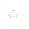 Noxion LED Spot G53 AR111 11.7W 800lm 24D - 930 Extra Varm Vit | Bästa Färgåtergivning - Dimbar - Ersättare 75W