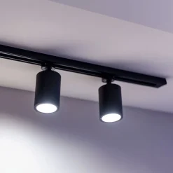 Noxion LED Spårbelysning 3-Fas Delta Pro Aluminium Svart 40W 4900lm 36D - 930-940-957 CCT | UGR <19