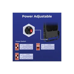 Noxion LED Strålkastare Beam V2.0 40W 5600lm 90D - 830-840-865 CCT | IP66 - Symmetrisk
