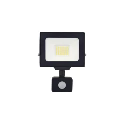 Noxion LED Strålkastare Beamy G3.1 Svart 30W 3300lm 110D - 840 Kallvit | IP44 - Rörelse- och Ljussensor - Symmetrisk