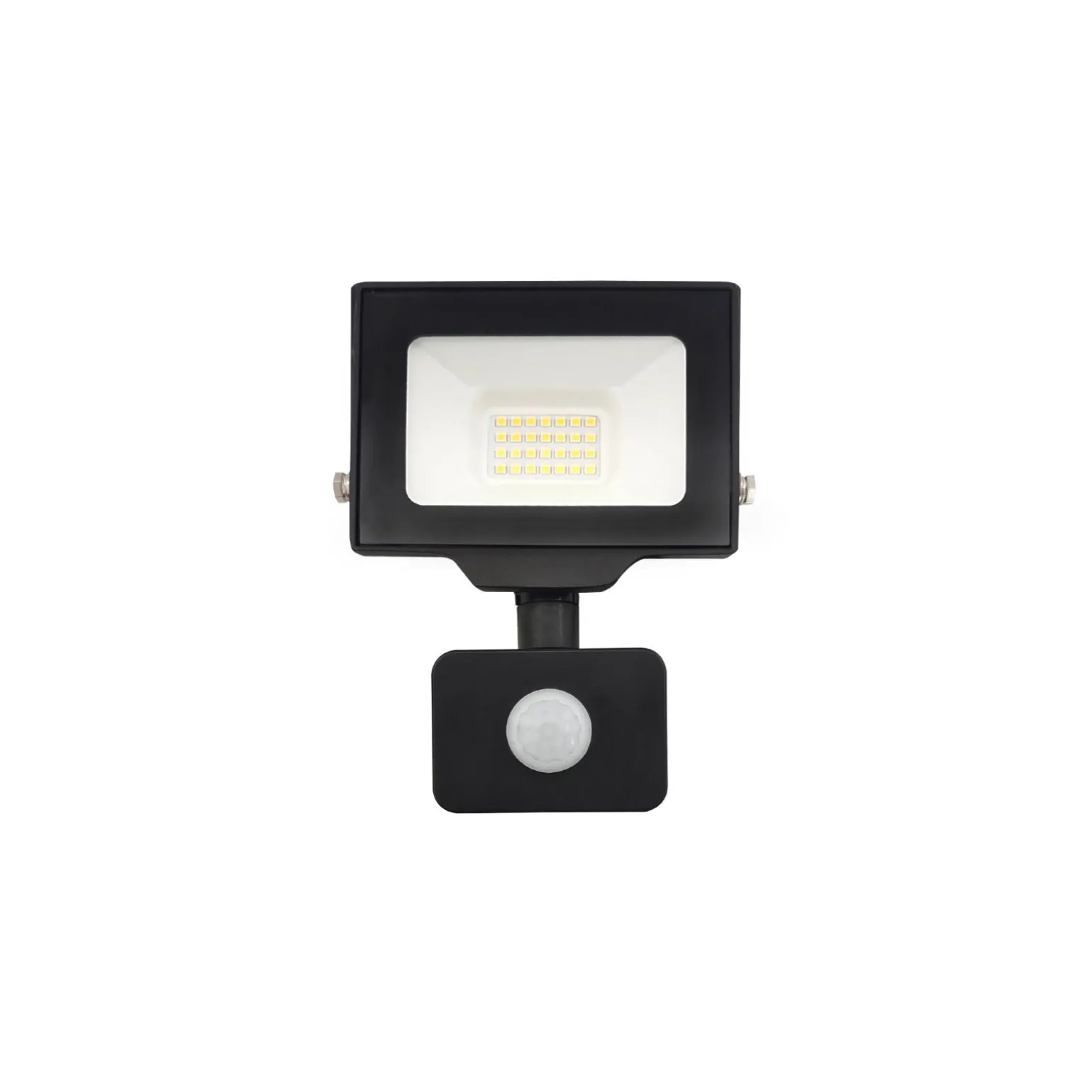 Noxion LED Strålkastare Beamy G3.1 Svart 20W 2200lm 100D - 840 Kallvit | IP44 - Rörelse- och Ljussensor - Symmetrisk