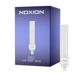 Noxion Lucent PL-C LED 7.4W - 830 Varm Vit | 2-Stift - Ersättare 26W