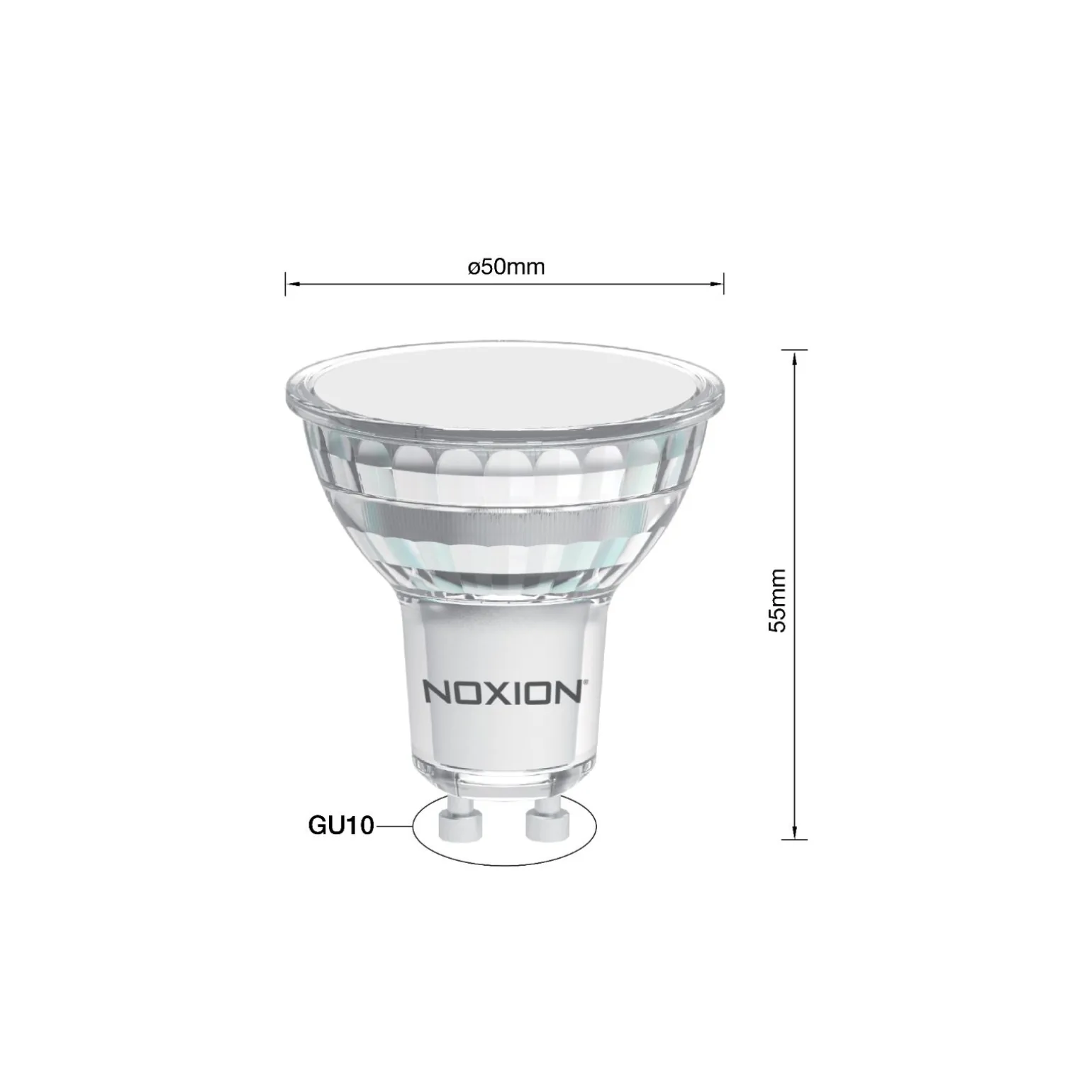 Noxion PerfectColor LED Spot GU10 PAR16 6.7W 650lm 120D - 927 Extra Varm Vit | Bästa Färgåtergivning - Dimbar - Ersättare 50W