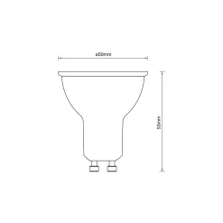 Noxion PerfectColor LED Spot GU10 PAR16 6.7W 575lm 36D - 930 Varm Vit | Bästa Färgåtergivning - Dimbar - Ersättare 80W