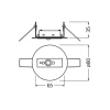 Osram Dali Sensor för Ceiling installation 6m 40-90D LS/PD CI G2 BT1